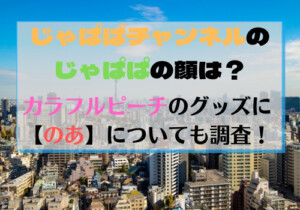 japapa(じゃぱぱチャンネル)の顔やグッズは？マイクラで人気？のあの顔や声やイラストについても調査！